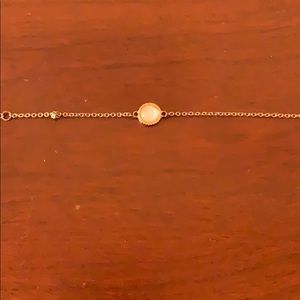 White stone bracelet